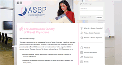Desktop Screenshot of breastphysicians.org